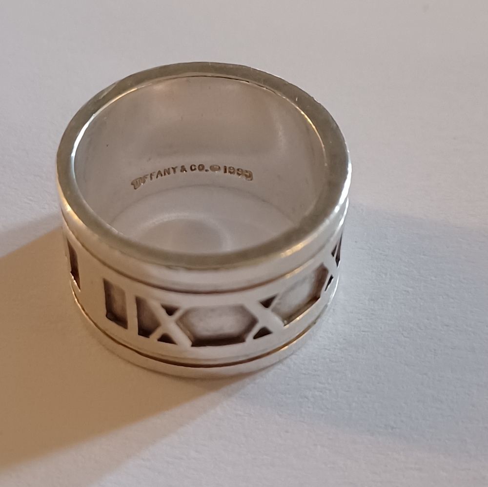 Tiffany & Co wide Atlas ring